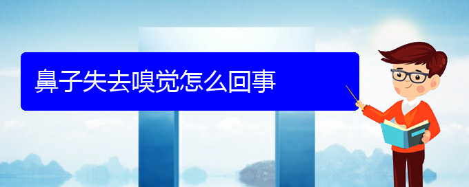 (貴陽治療慢性鼻炎的好醫(yī)院)鼻子失去嗅覺怎么回事(圖1)