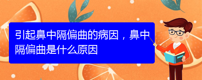 (貴陽比較好的治療鼻中隔偏曲的醫(yī)院)引起鼻中隔偏曲的病因，鼻中隔偏曲是什么原因(圖1)