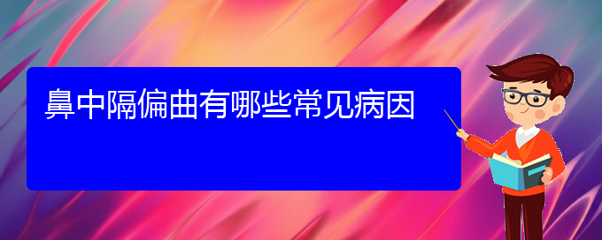 (貴陽(yáng)治療鼻中隔偏曲一般多少錢)鼻中隔偏曲有哪些常見(jiàn)病因(圖1)