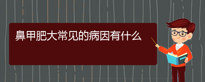 (貴陽專業(yè)治療鼻甲肥大的醫(yī)院)鼻甲肥大常見的病因有什么(圖1)