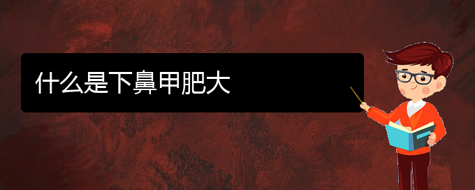 (貴陽(yáng)鼻科醫(yī)院掛號(hào))什么是下鼻甲肥大(圖1)