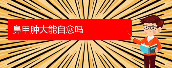 (貴陽鼻科醫(yī)院掛號)鼻甲腫大能自愈嗎(圖1)