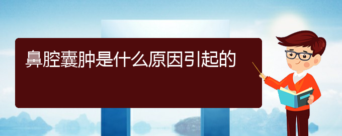 (貴陽鼻科醫(yī)院掛號(hào))鼻腔囊腫是什么原因引起的(圖1)