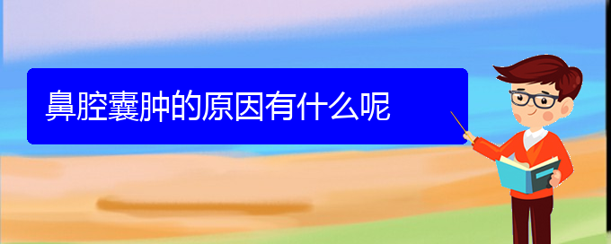 (貴陽哪里可以給寶寶看鼻腔乳頭狀瘤)鼻腔囊腫的原因有什么呢(圖1)