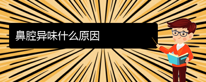 (貴陽銘仁醫(yī)院晚上看鼻腔乳頭狀瘤嗎)鼻腔異味什么原因(圖1)