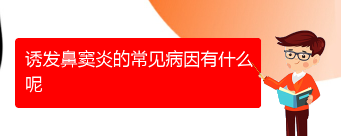 (貴陽(yáng)哪里治療鼻竇炎比較好)誘發(fā)鼻竇炎的常見(jiàn)病因有什么呢(圖1)