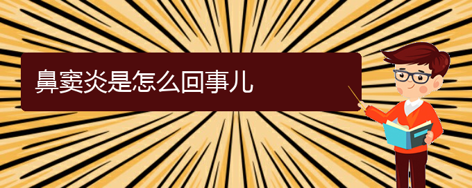 (貴陽(yáng)哪家醫(yī)院治療鼻竇炎好些)鼻竇炎是怎么回事兒(圖1)