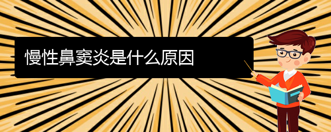 (貴陽慢性副鼻竇炎治療)慢性鼻竇炎是什么原因(圖1)