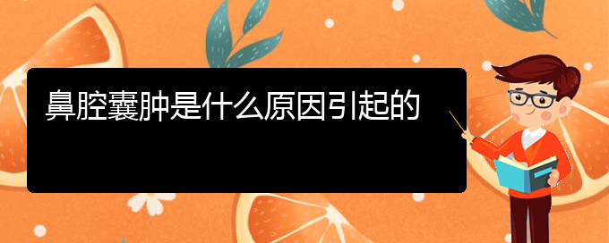 (貴陽(yáng)鼻科醫(yī)院掛號(hào))鼻腔囊腫是什么原因引起的(圖1)