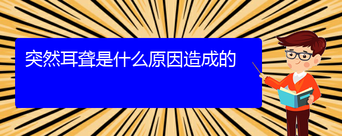 (貴陽(yáng)耳科醫(yī)院掛號(hào))突然耳聾是什么原因造成的(圖1)