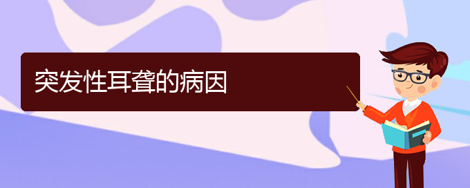 (貴陽耳科醫(yī)院掛號(hào))突發(fā)性耳聾的病因(圖1)